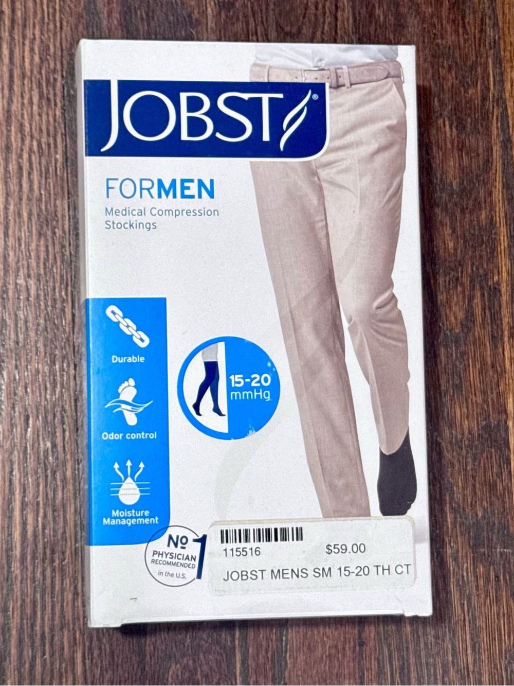JOBST ForMen Medical Compression Stockings - Black